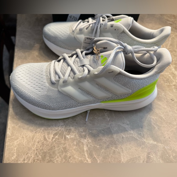 Adidas Ultrarun 5 J 'White Lucid Lemon 5.5 - Picture 3 of 9